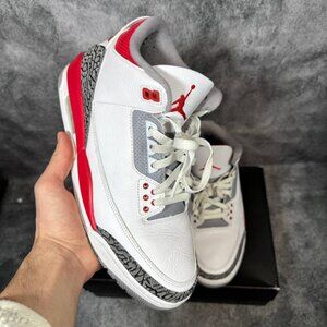 Size 11 | Jordan 3 Fire Red With Box | Pre-Owned